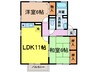 ファミリア久原 2LDKの間取り