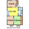 プレジール宮小路Ｃ棟 3LDKの間取り