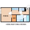 クレストールERIKA 1Kの間取り