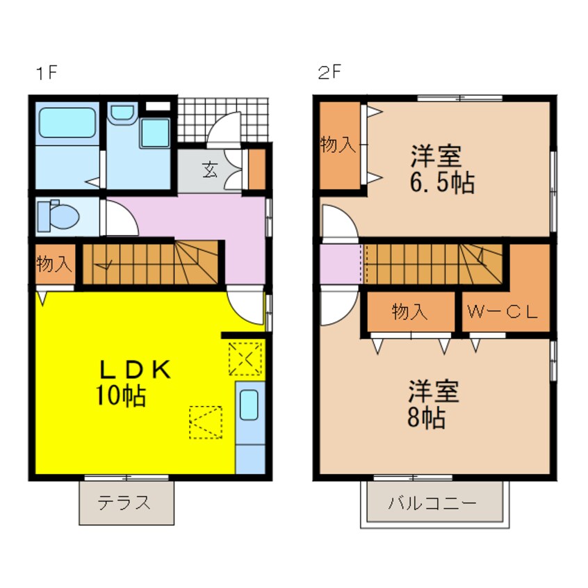 間取図 サニーハウス三城