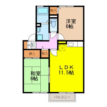 間取図 カサグランデ上諏訪