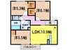 フレシール 3LDKの間取り