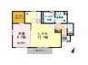 ニュージーコート大村 1LDKの間取り