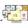 スカイズＹＵＡ 1LDKの間取り