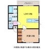 Casa Sole Ⅱ 1LDKの間取り