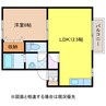みのしま荘 1LDKの間取り