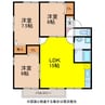 セジュールクロマル 3LDKの間取り