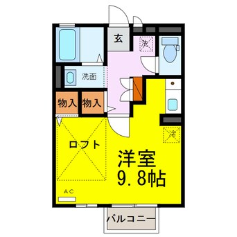 間取図 セジュールステラ