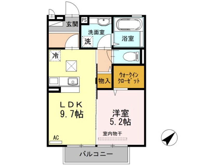 間取図 ボヌールサイＢ棟