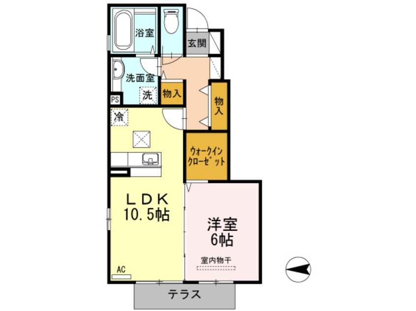 間取図 ドミール久原