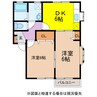 J－one久原 2DKの間取り