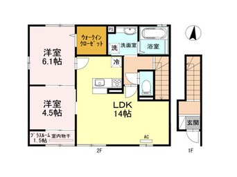 間取図 ファミーユＫ・Ⅱ