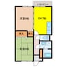 長崎県営バス（大村市）/学校入口 徒歩3分 2階 築25年 2DKの間取り