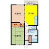 長崎県営バス（大村市）/学校入口 徒歩3分 2階 築25年 2DKの間取り