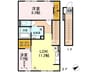 ラ　ルーチェ 2LDKの間取り