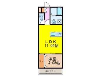 間取図 プレミアム向木場Ⅰ