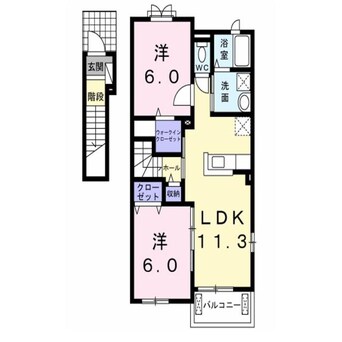 間取図 ボナールB