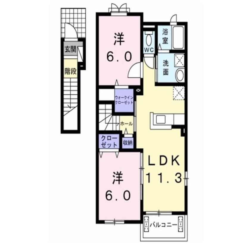 間取図 ボナールB