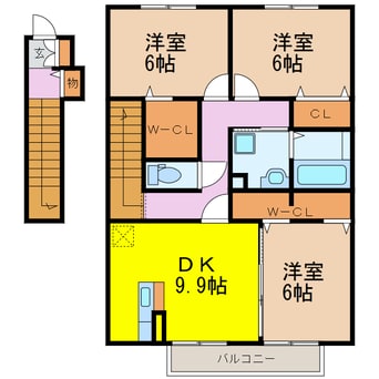 間取図 ルピナアサイ