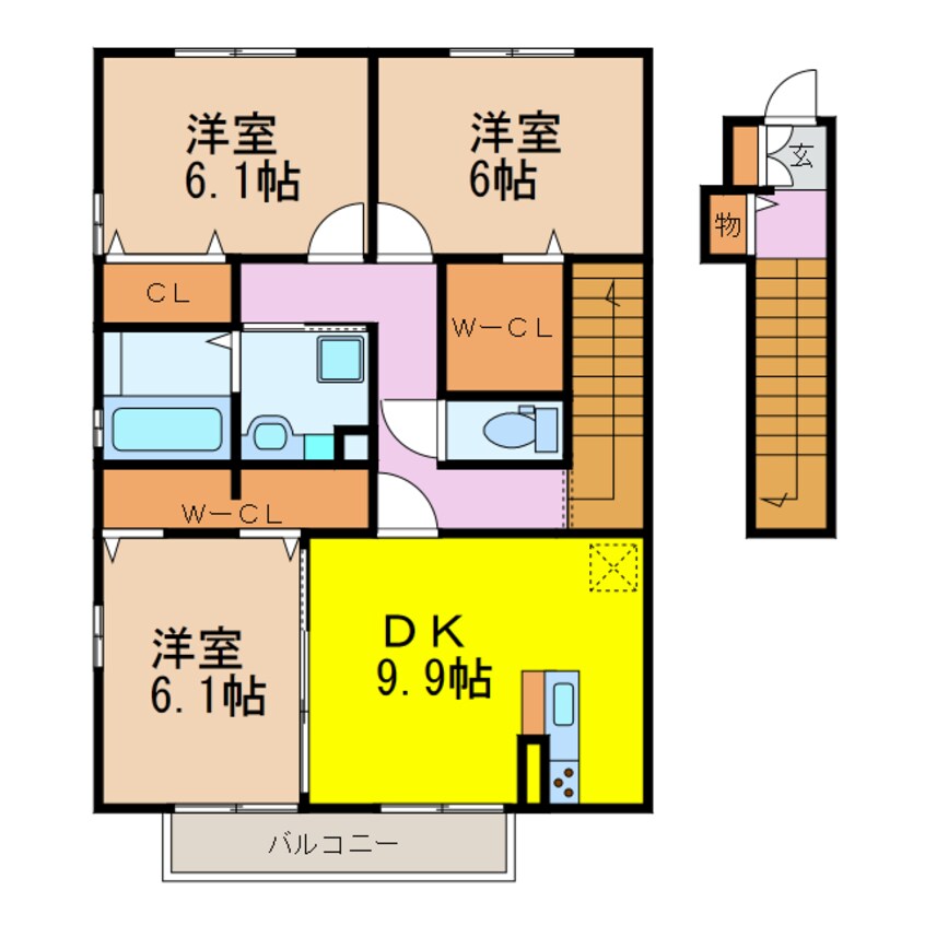 間取図 レジーナ富の原