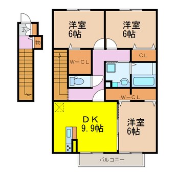 間取図 レジーナ富の原