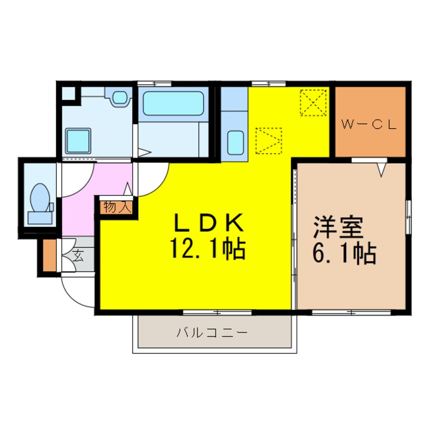 間取図 ルミエールテラス大村