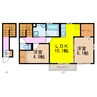 ルミエールテラス大村 2LDKの間取り