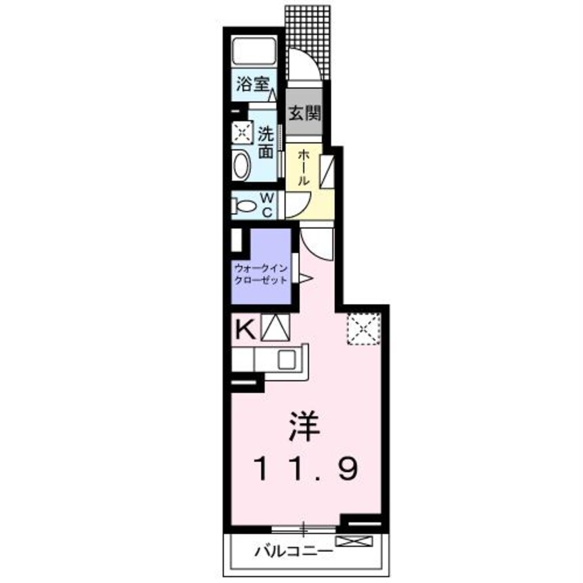 間取図 グランドソレイユ協和Ⅱ