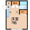 コーポフレンド 1Rの間取り