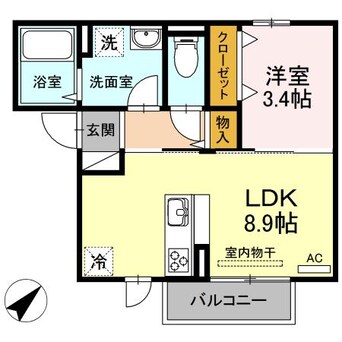 間取図 カメリア　メゾン