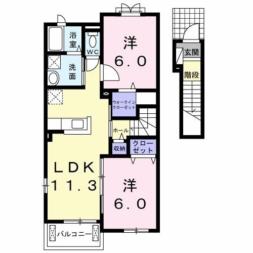 間取り図 らんたん　Ｃ