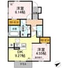エトワール 2DKの間取り