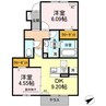 エトワール 2DKの間取り