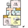 エトワール 2DKの間取り