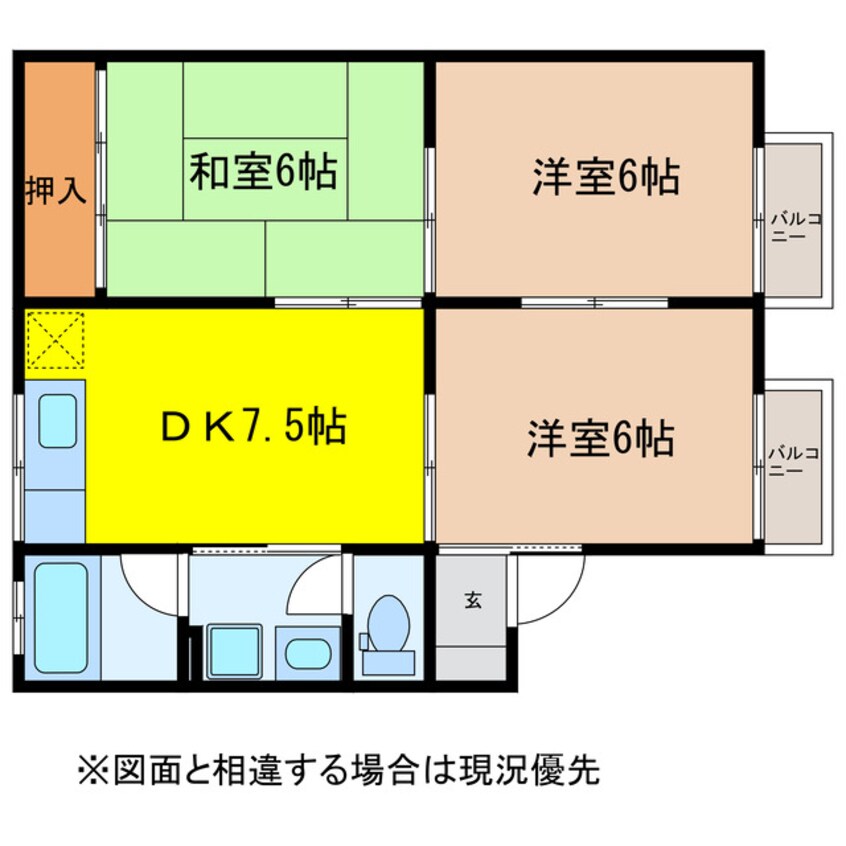 間取図 コーポゆき