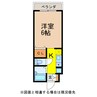 メリッサAマンション 1Kの間取り