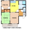 アーバンハイツ小路口　C･F棟 3DKの間取り