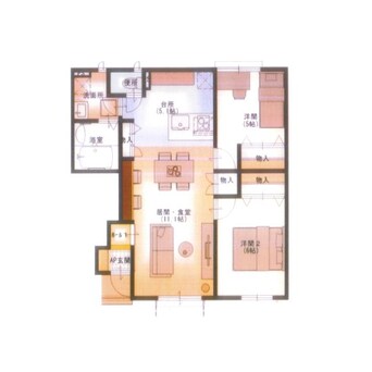 間取図 Belle Lead黒丸Ｂ棟