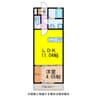 プレミアム桜馬場 1LDKの間取り