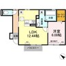 Y・フィールド 1LDKの間取り