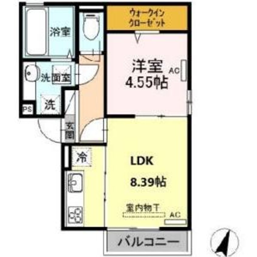 間取図 プードリエ本町