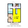 CLIVIA武部 1LDKの間取り