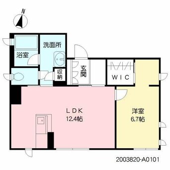 間取図 フルール　ド　ソレイユ