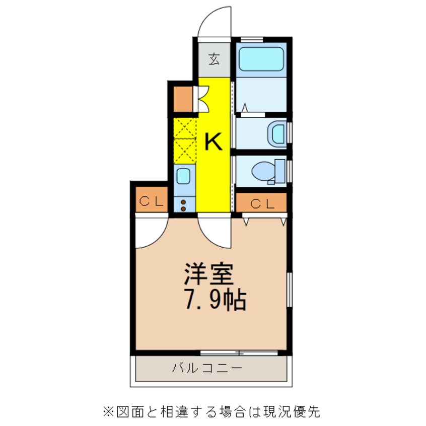 間取図 エクリュ竹松駅前(全4戸)