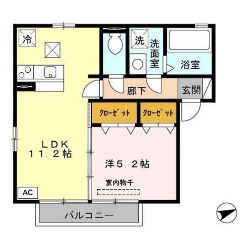 間取図 アルペジオ久原A棟