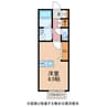 Repic古賀島 1Rの間取り