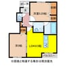 LUCASAⅡ 2LDKの間取り