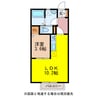 ラ・メール A 1LDKの間取り