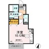 インター池田Ⅲ 1Rの間取り