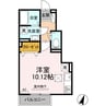 インター池田Ⅲ 1Rの間取り